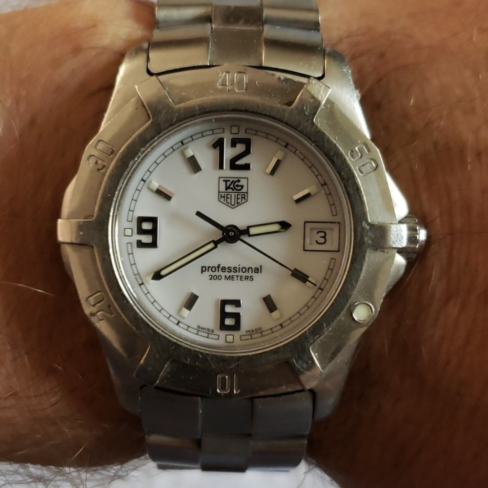 TAG Heuer WN1111-0 GQ1392 White Face Stainless